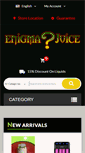 Mobile Screenshot of enigma-juice.com